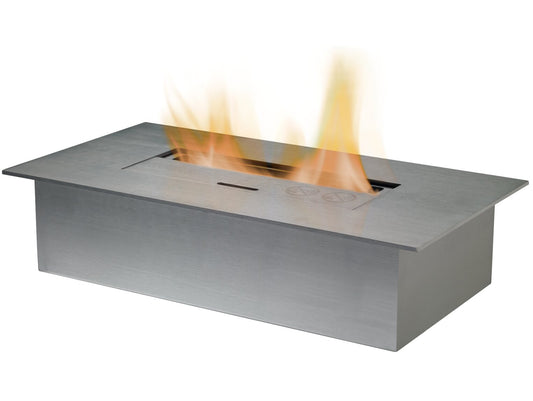 Small Bio Ethanol Burner in Stainless Steel, 1.5 Litre Capacity