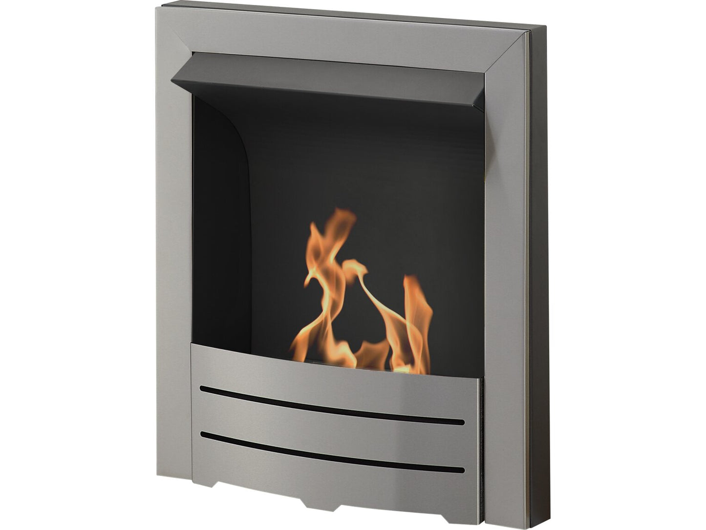 Colorado Bio Ethanol Fire in Brushed Steel