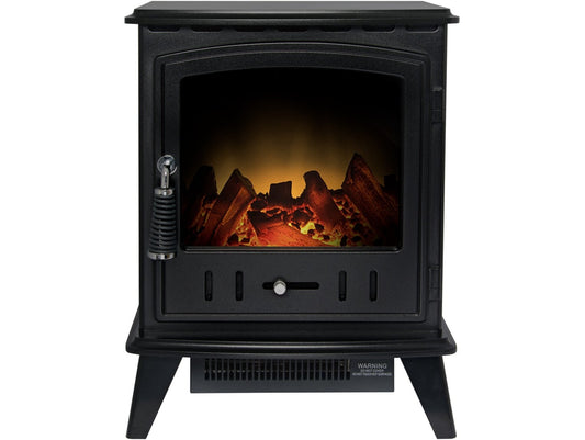 Aviemore Electric Stove in Textured Black