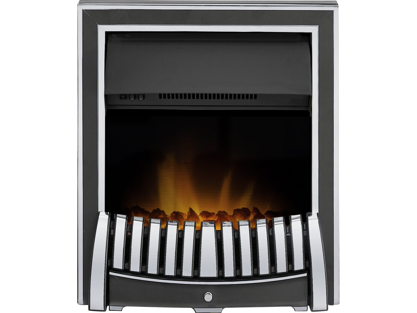 Elan Electric Fire in Chrome