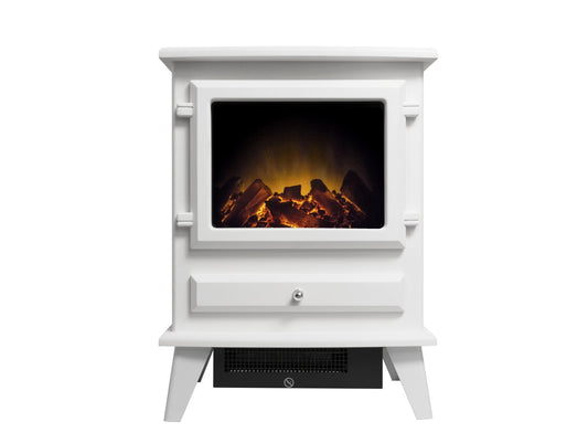 Hudson Electric Stove in Textured White