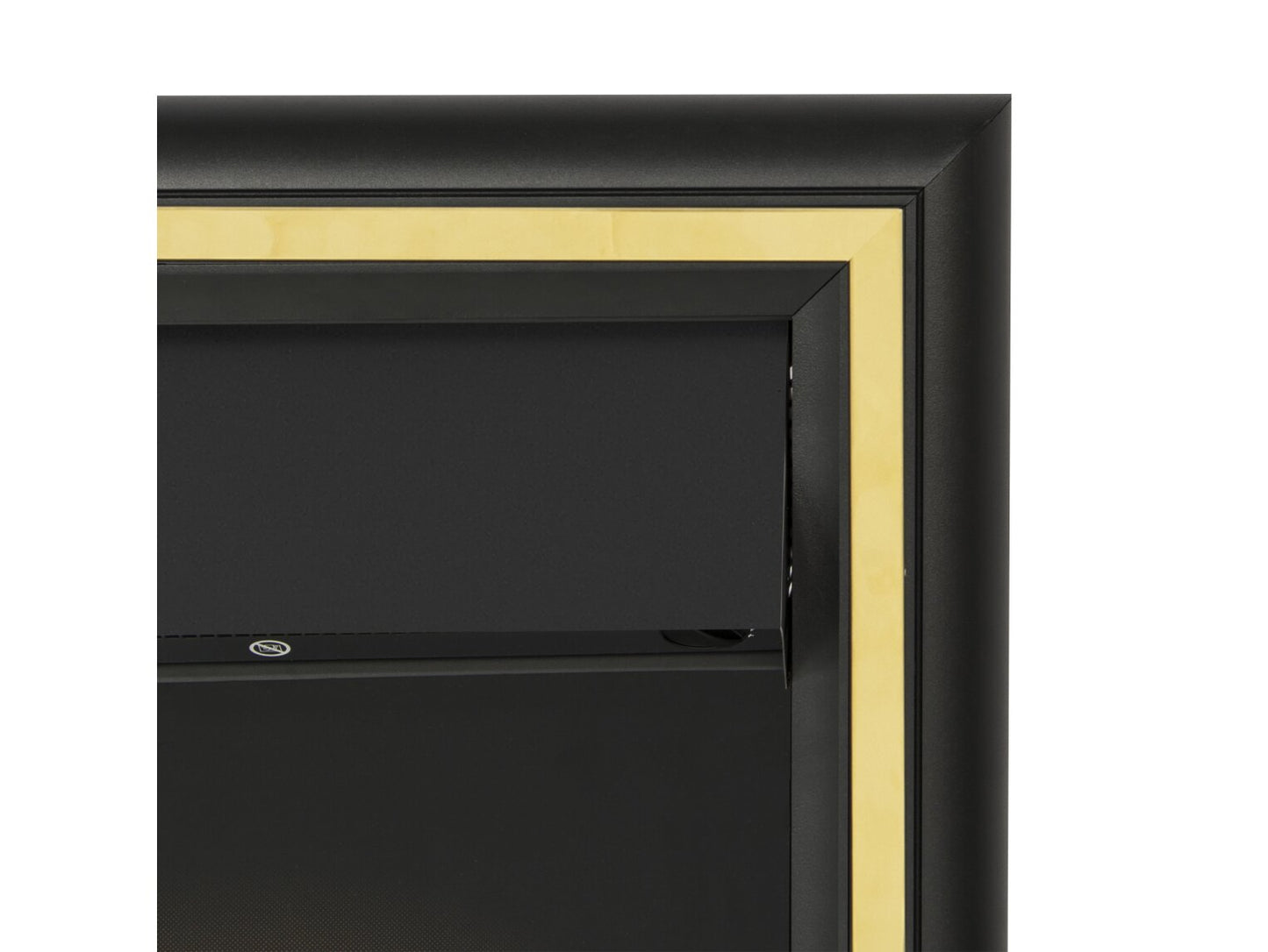 Cambridge Coal Electric Fire in Black & Brass