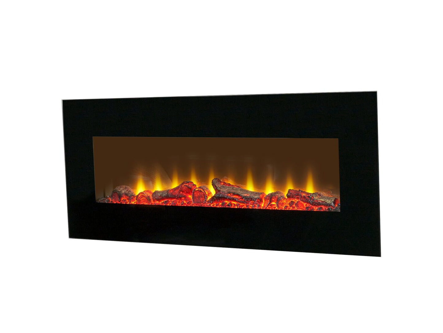 Sureflame WM-9331 Electric Wall Mounted Fire with Remote in Black, 42 Inch