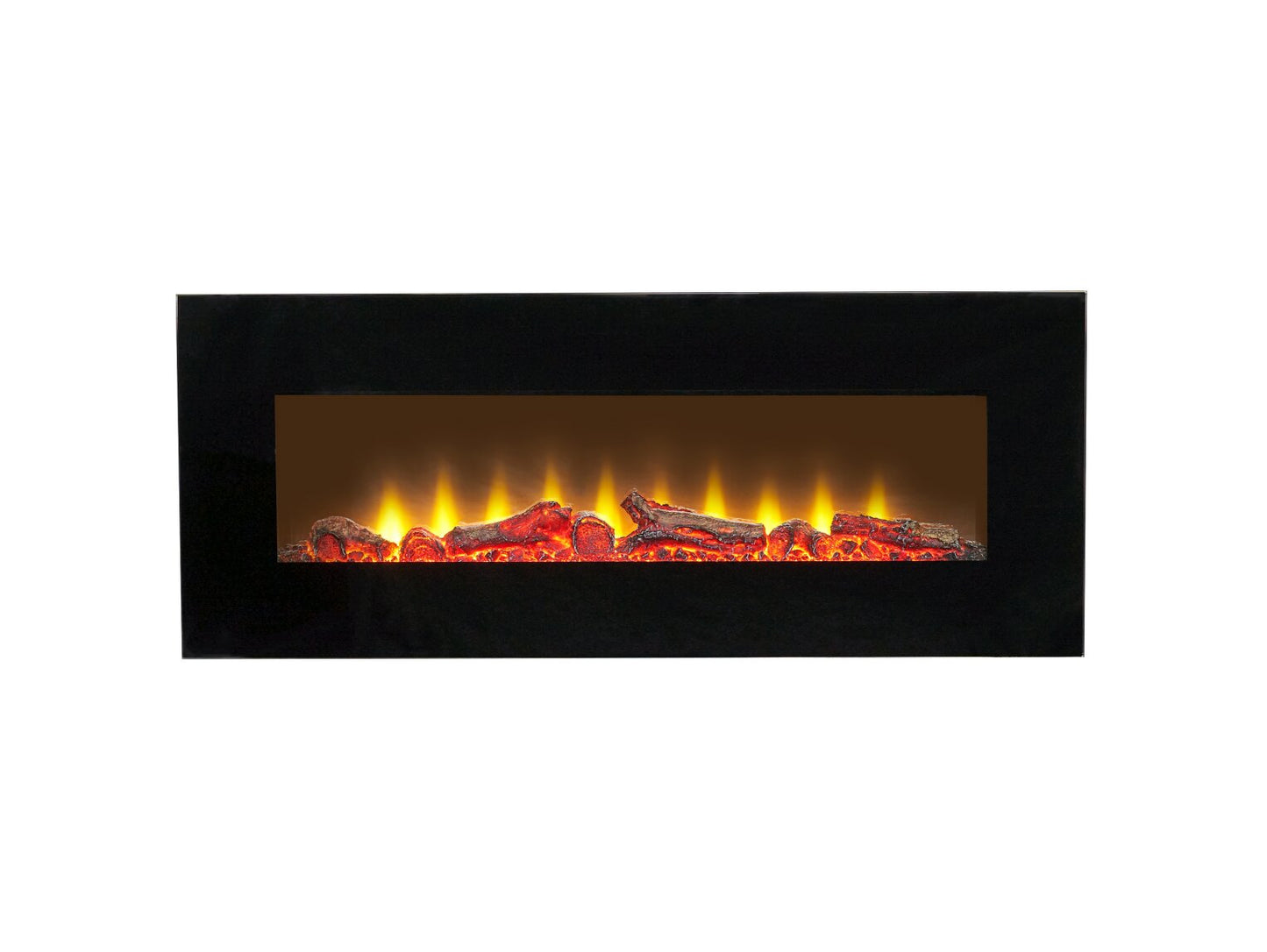 Sureflame WM-9331 Electric Wall Mounted Fire with Remote in Black, 42 Inch