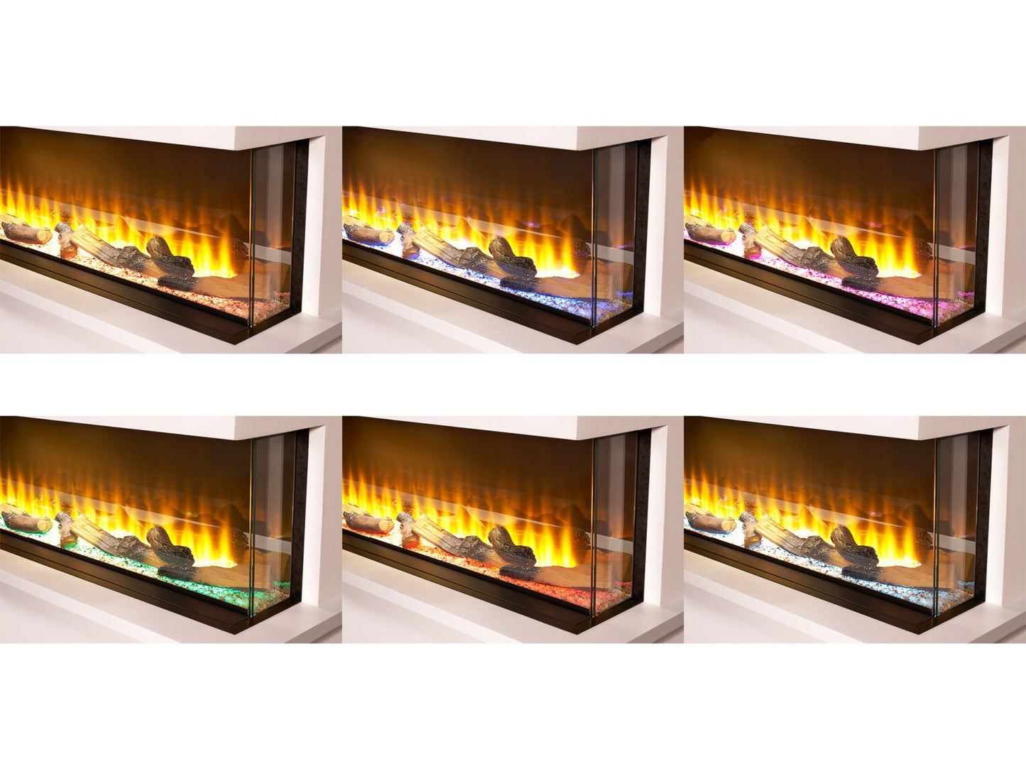 Sahara Fully Inset Media Wall Electric Fire, 51 Inch