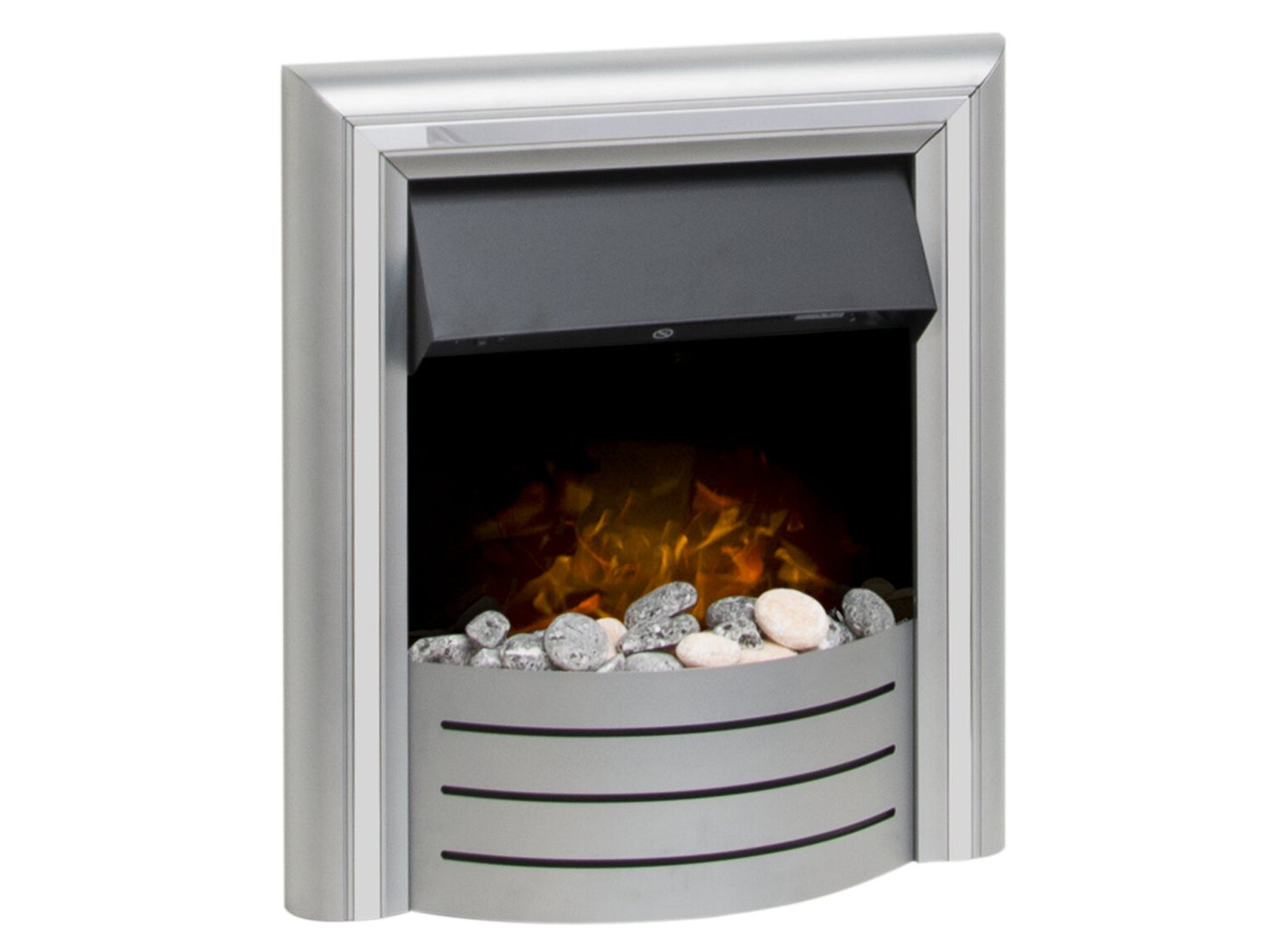 Lynx 3-in-1 Electric Fire in Silver