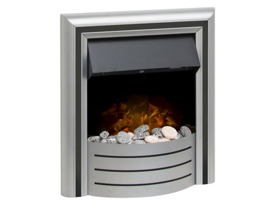 Lynx 3-in-1 Electric Fire in Silver