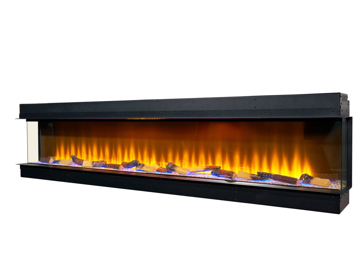 Sahara Panoramic Media Wall Electric Fire, 81 Inch