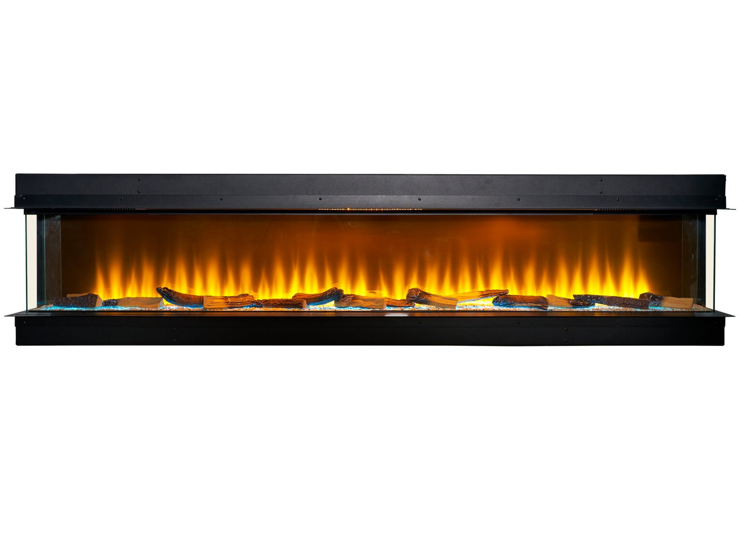 Sahara Panoramic Media Wall Electric Fire, 81 Inch