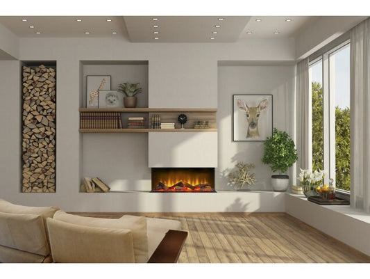 Aspire 75 Panoramic Media Wall Electric Fire