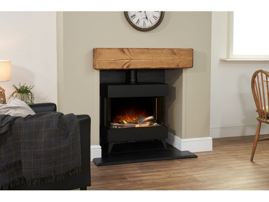 Viera Electric Stove with Remote Control in Black