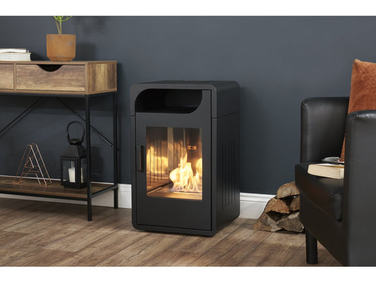 Bellini Bio Ethanol Stove in Black