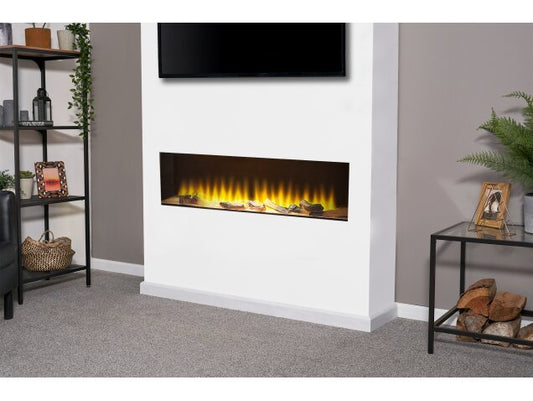 Sahara Fully Inset Media Wall Electric Fire, 51 Inch