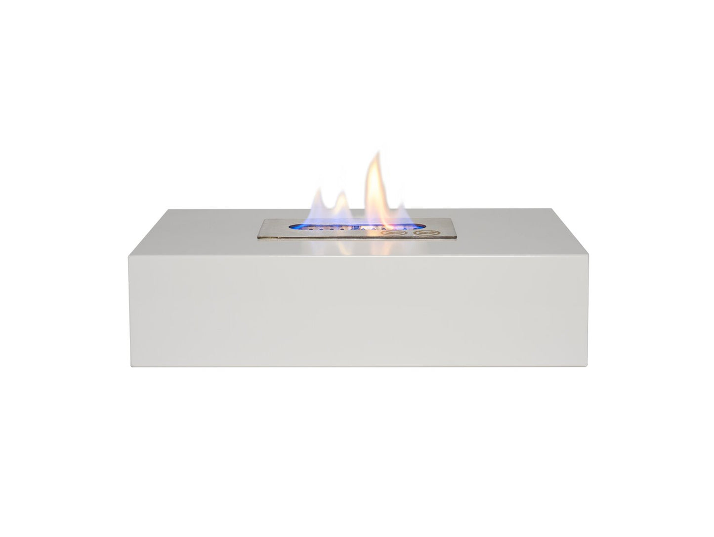 Piccolo Freestanding Bio Ethanol Fire in White