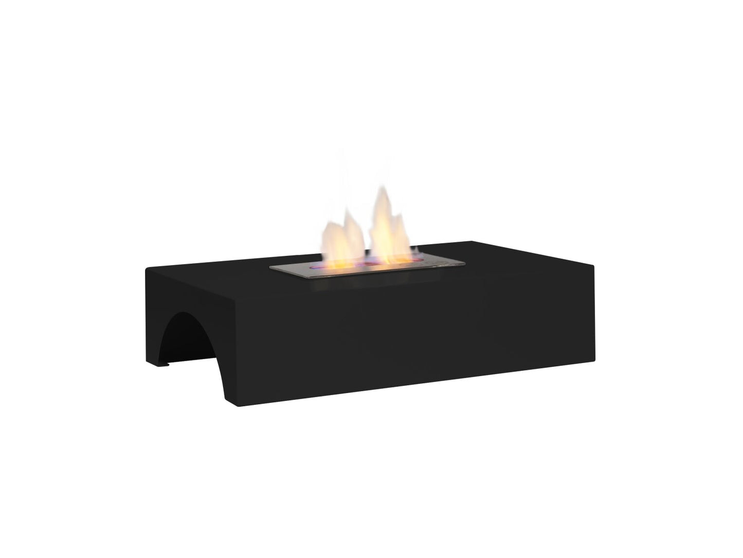 Piccolo Freestanding Bio Ethanol Fire in Black