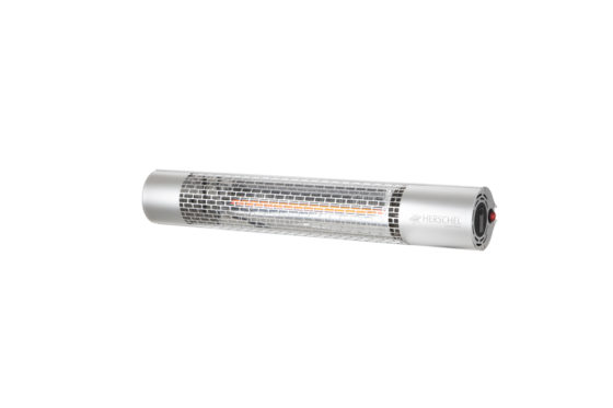 California Silver 2000W Wall Mounted Patio Heater