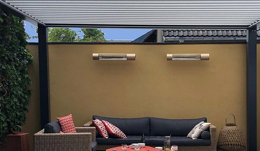 California Gold 2000W Wall Mounted Patio Heater