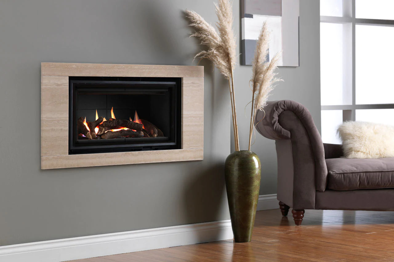 ETHOS 750 Landscape Gas Fireplace - Remote Controlled