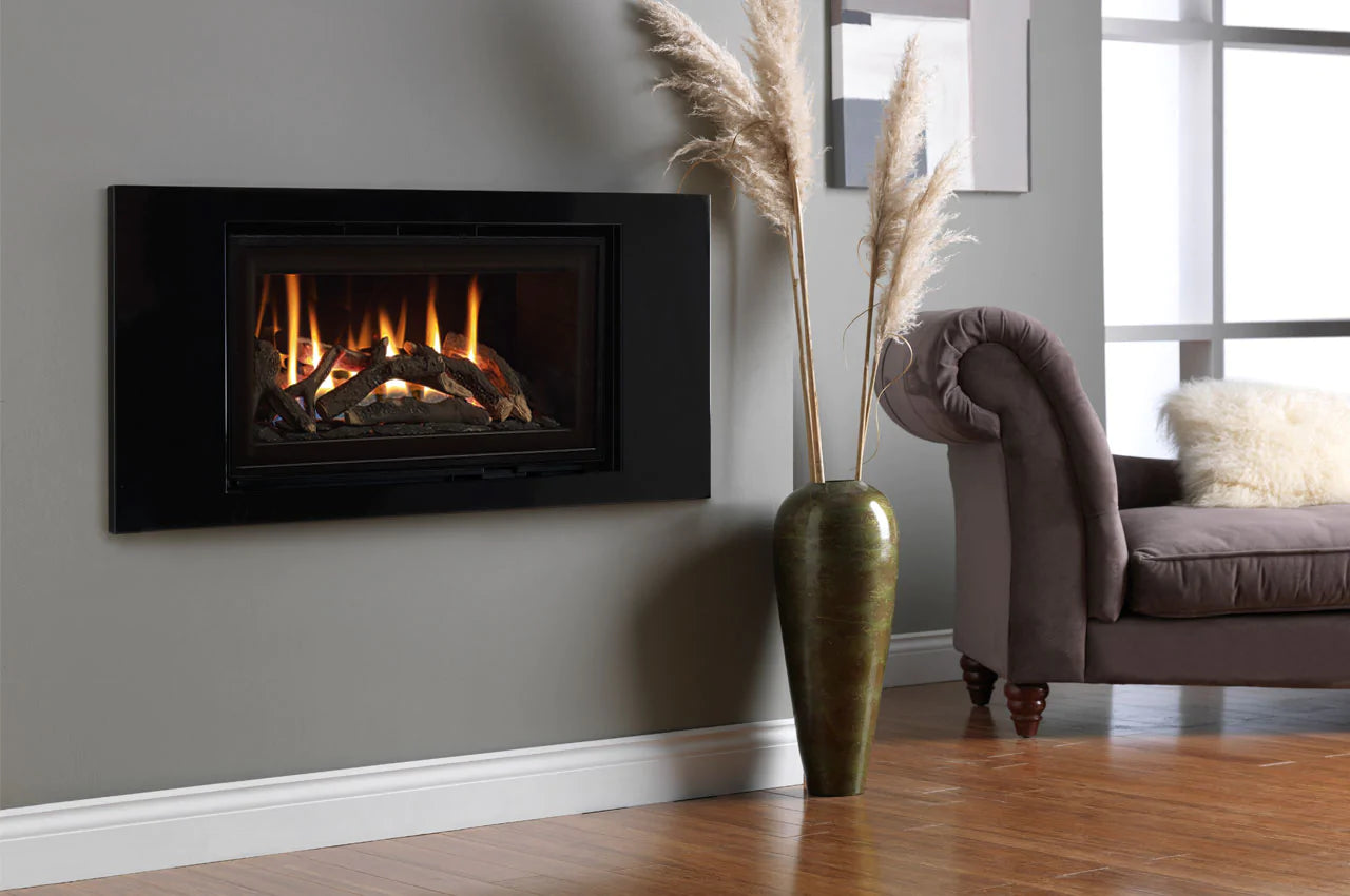 ETHOS 750 Landscape Gas Fireplace - Remote Controlled