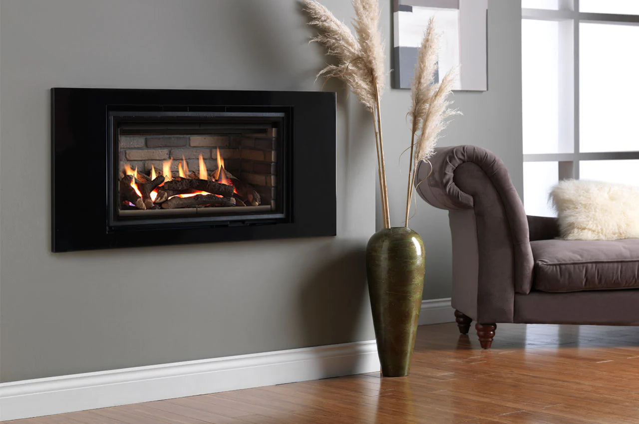 ETHOS 750 Landscape Gas Fireplace - Remote Controlled