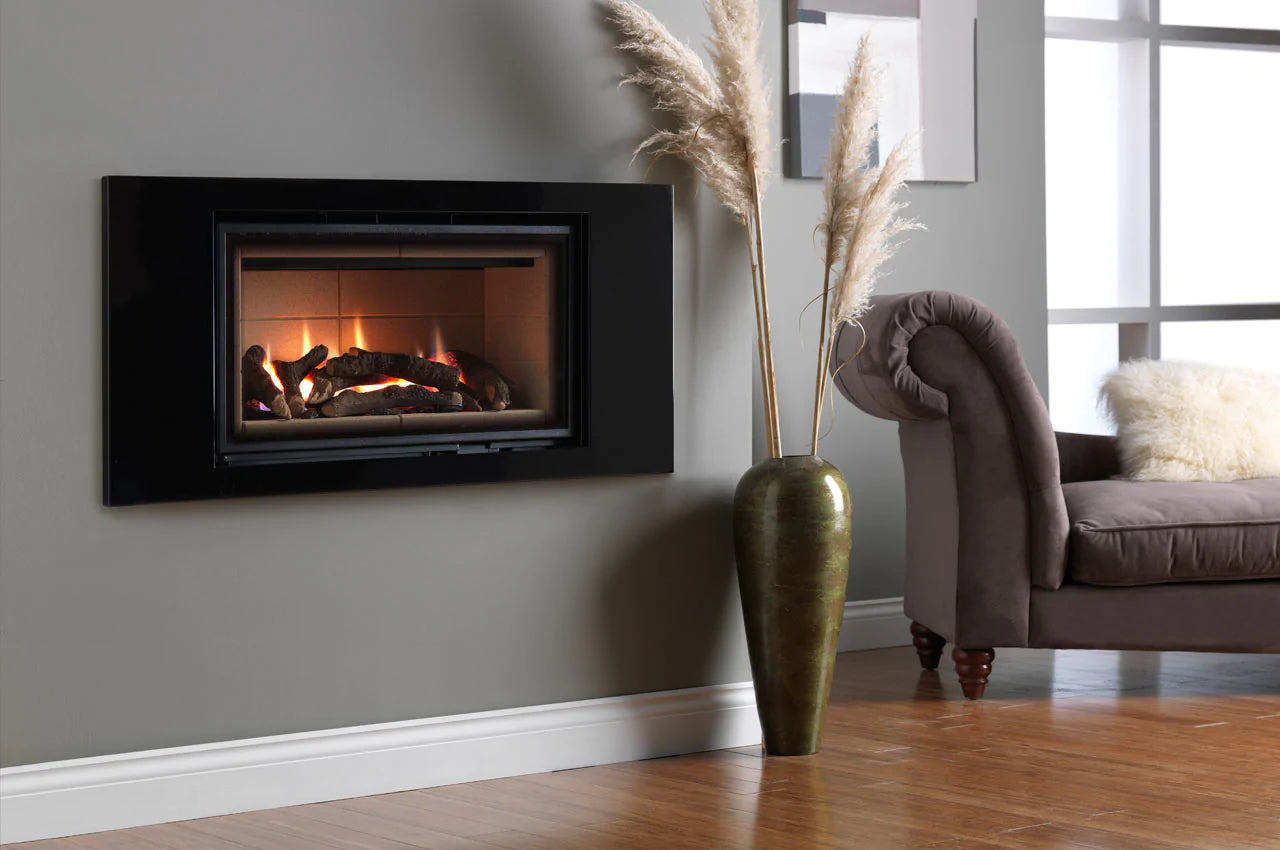 ETHOS 750 Landscape Gas Fireplace - Remote Controlled