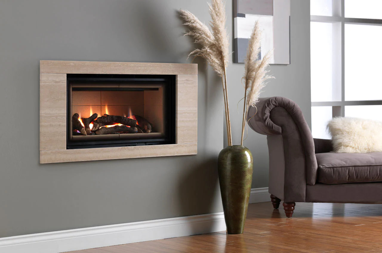 ETHOS 750 Landscape Gas Fireplace - Remote Controlled