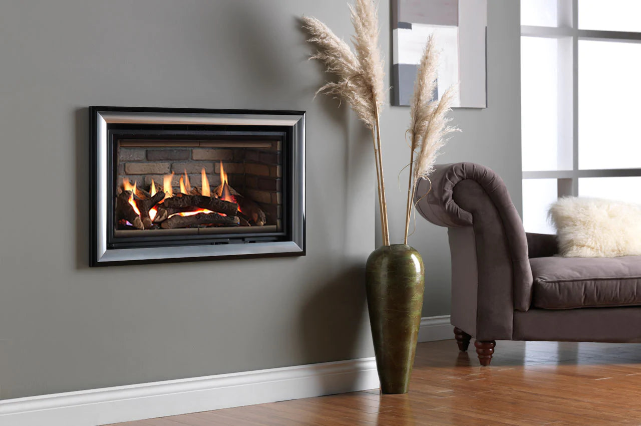 ETHOS 750 Landscape Gas Fireplace - Remote Controlled