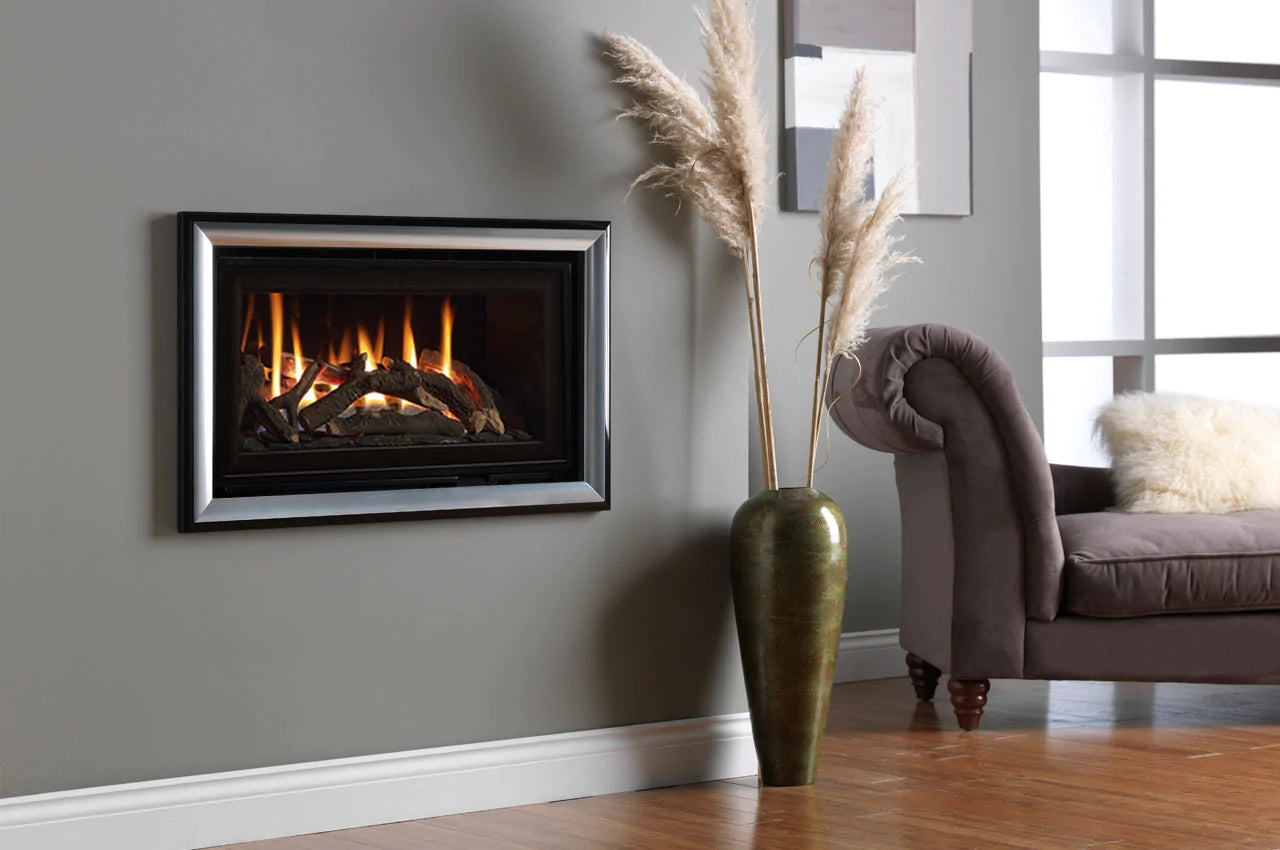 ETHOS 750 Landscape Gas Fireplace - Remote Controlled