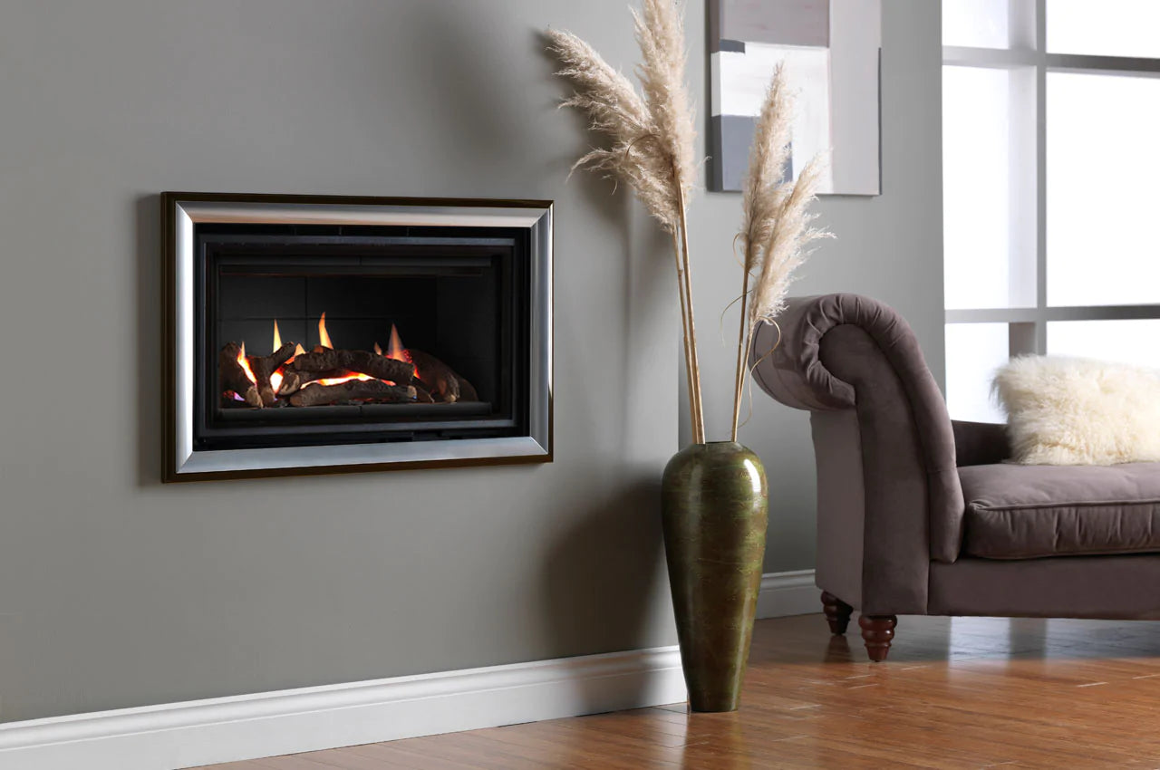 ETHOS 750 Landscape Gas Fireplace - Remote Controlled