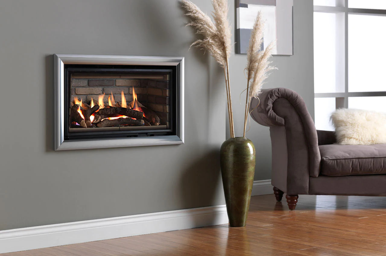 ETHOS 750 Landscape Gas Fireplace - Remote Controlled