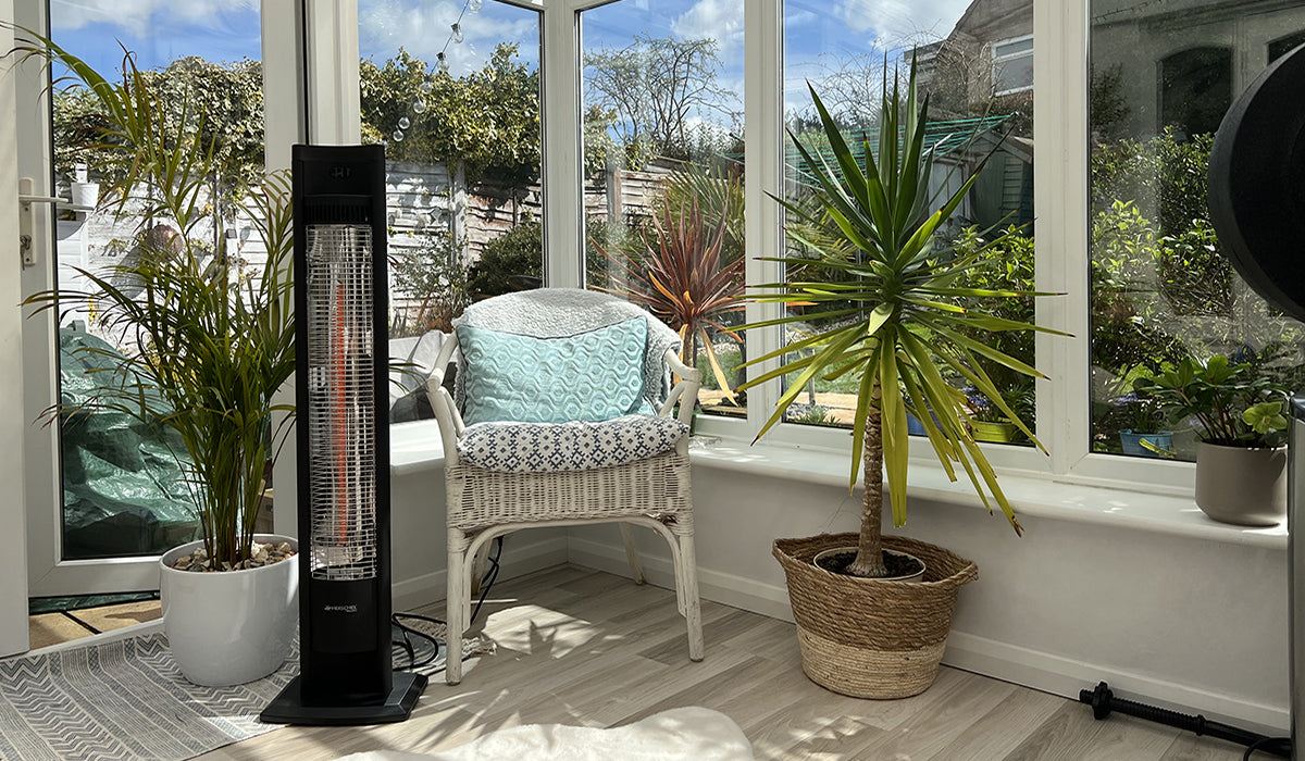 Malibu 2000W Free Standing Patio Heater