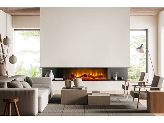 Aspire 100 Panoramic Media Wall Electric Fire