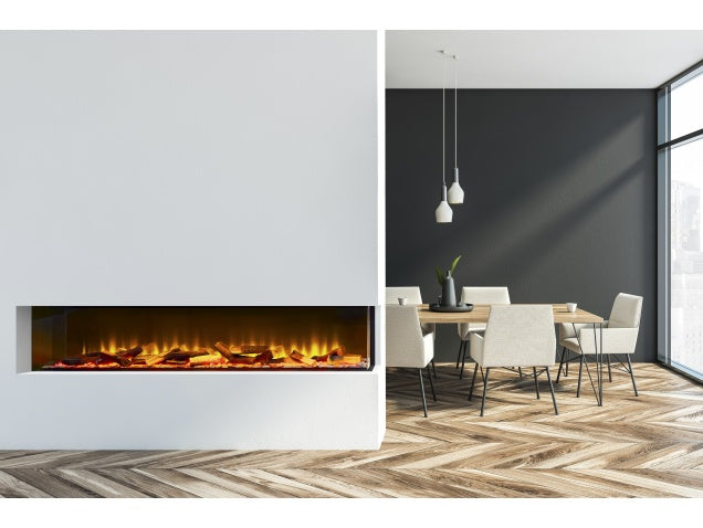 Aspire 150 Corner View Media Wall Electric fire