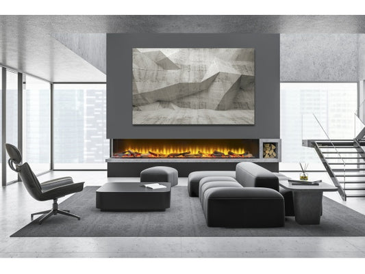 Aspire 200 Corner View Media Wall Electric fire