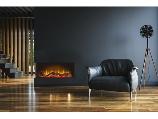 Aspire 75 Corner View Media Wall Electric fire