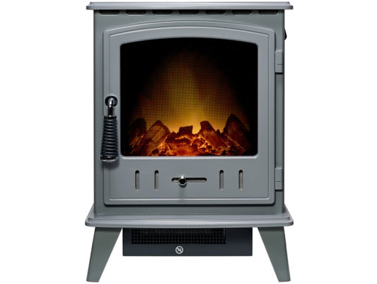 Aviemore Electric Stove in Grey Enamel