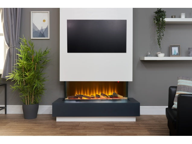 Sahara Panoramic Media Wall Electric Fire, 42 Inch