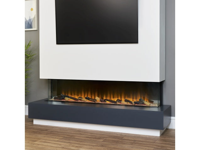 Sahara Panoramic Media Wall Electric Fire, 61 Inch