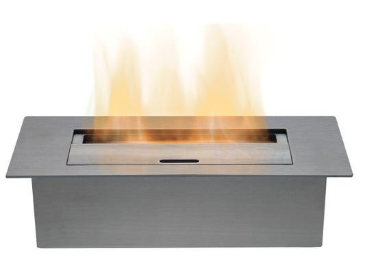 Large Bio Ethanol Burner in Stainless Steel, 3 Litre Capacity