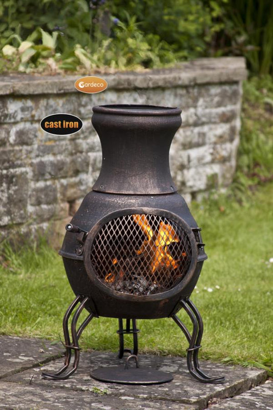 Billie small cast iron chimenea