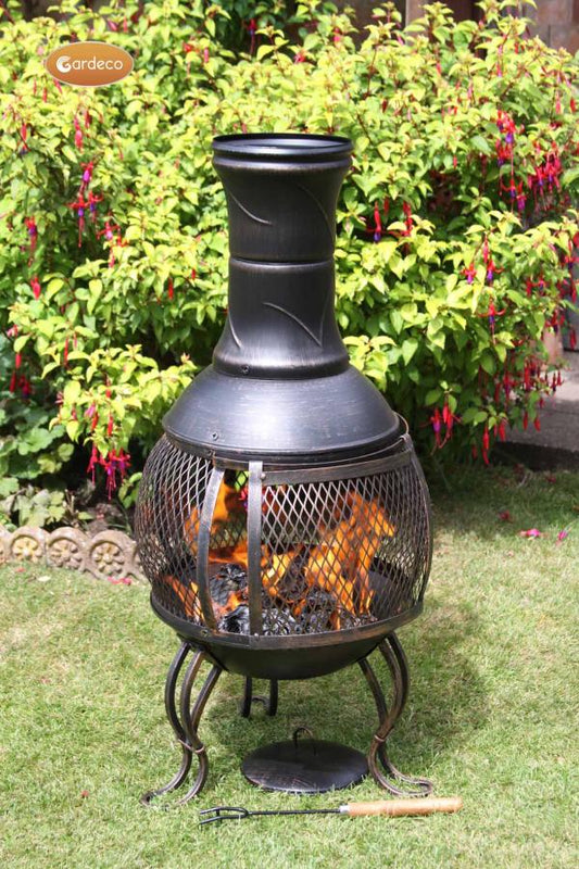 Cordoba Pot Belly Steel Chimenea