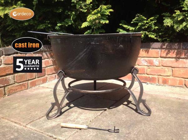 Meredir XL cast iron Fire Bowl