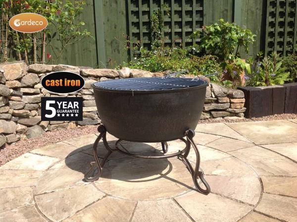 Meredir XL cast iron Fire Bowl